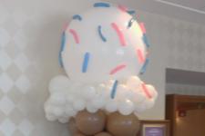 Giant Ice Cream Cone Made of Balloons