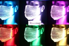 reusable LED face masks available in 7 colors