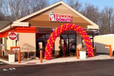 Dunkin' Donuts grand opening celebration