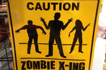 Caution Zombie Crossing