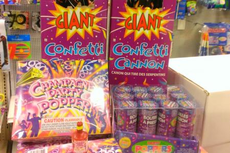 Confetti Poppers, Confetti Cannons, Champagne Confetti Poppers