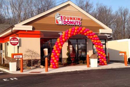 Dunkin' Donuts grand opening celebration