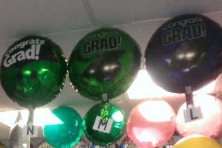 Graduation balloons