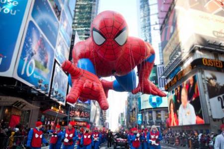 Spiderman at Macy's Thanksgiving Day Parade
