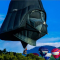 Darth Vader Hot Air Balloon in flight